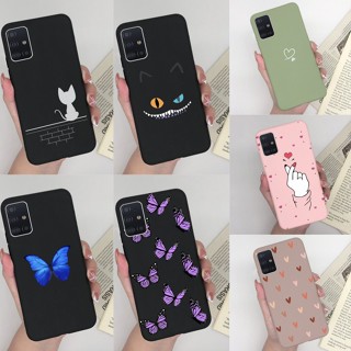 SAMSUNG 適用於三星 Galaxy A31/A51/A71 矽膠軟 TPU Coque 矽膠保險槓保護後蓋手機殼