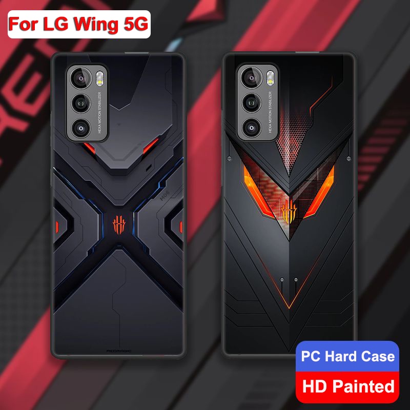 適用於 LG Wing 5G 手機殼時尚塑料軟 TPU 可愛後殼適用於 LG Wing 5 G 手機殼 Funda Co