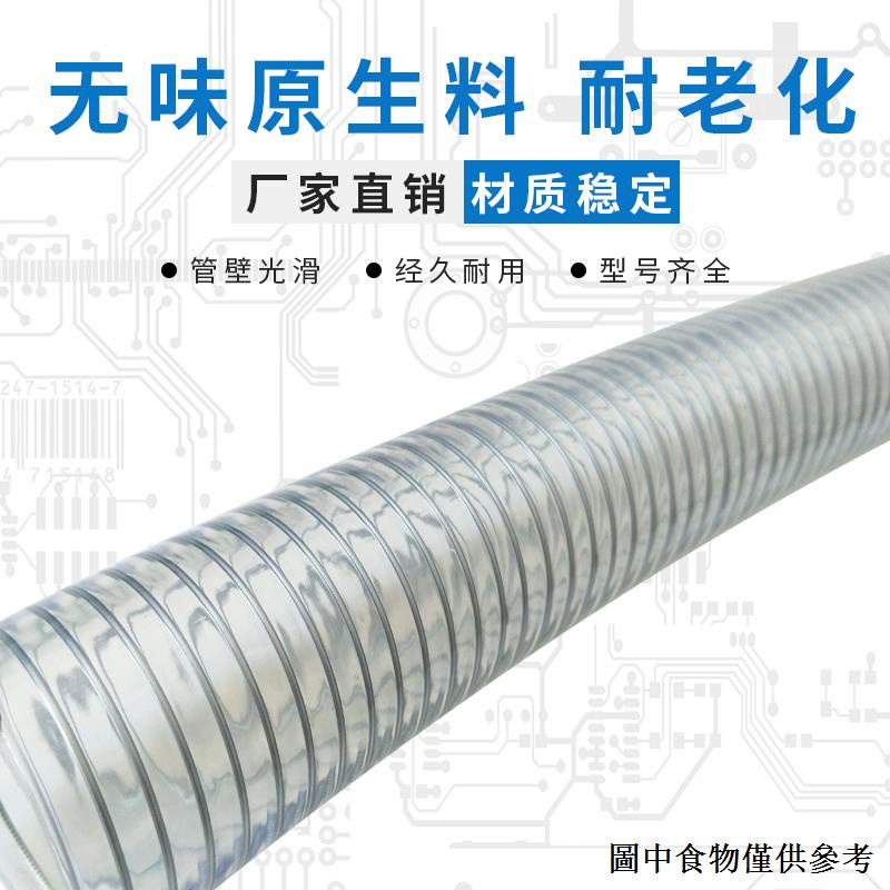 1.12 適用於東鵬 惠達鋼絲管pvc透明軟管透明水管耐高溫160攝氏度蒸汽