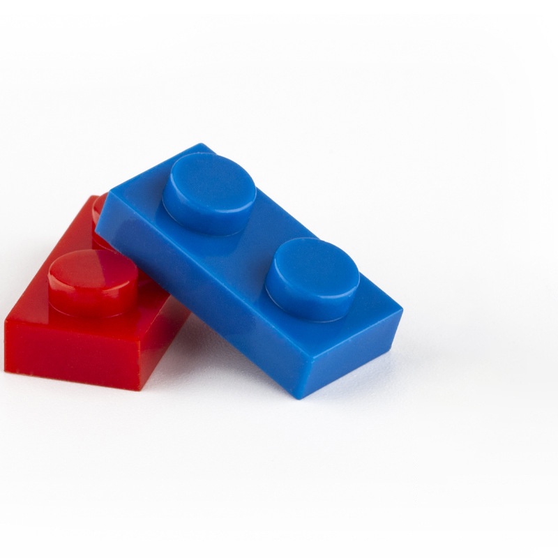 80 件裝板 DIY 積木積木薄 1X2 益智拼裝建築玩具兒童兼容品牌