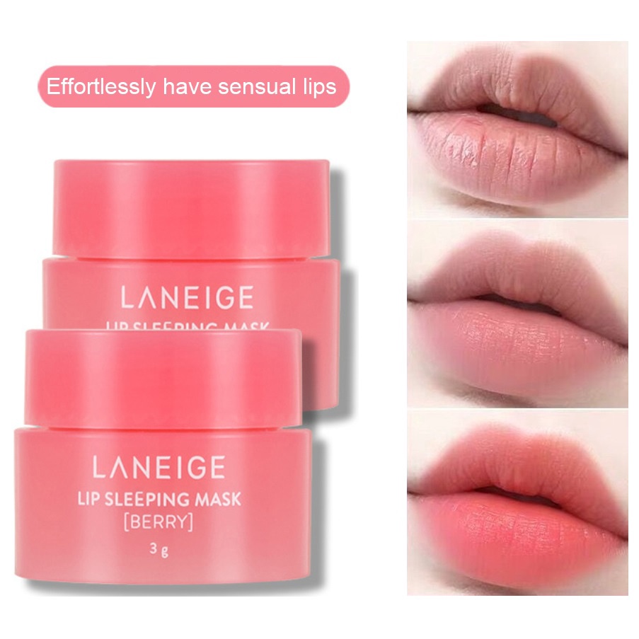 LANEIGE 蘭芝韓國唇部睡眠面膜夜間睡眠保濕潤唇膏漂白霜唇部護理-3g