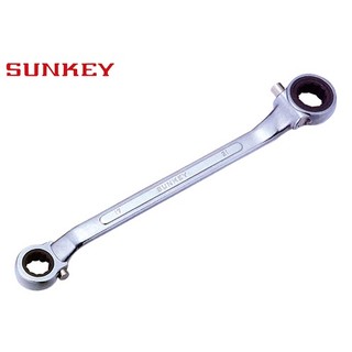 *雲端五金便利店* ROW 日本 SUNKEY 棘輪式梅花板手 日本製