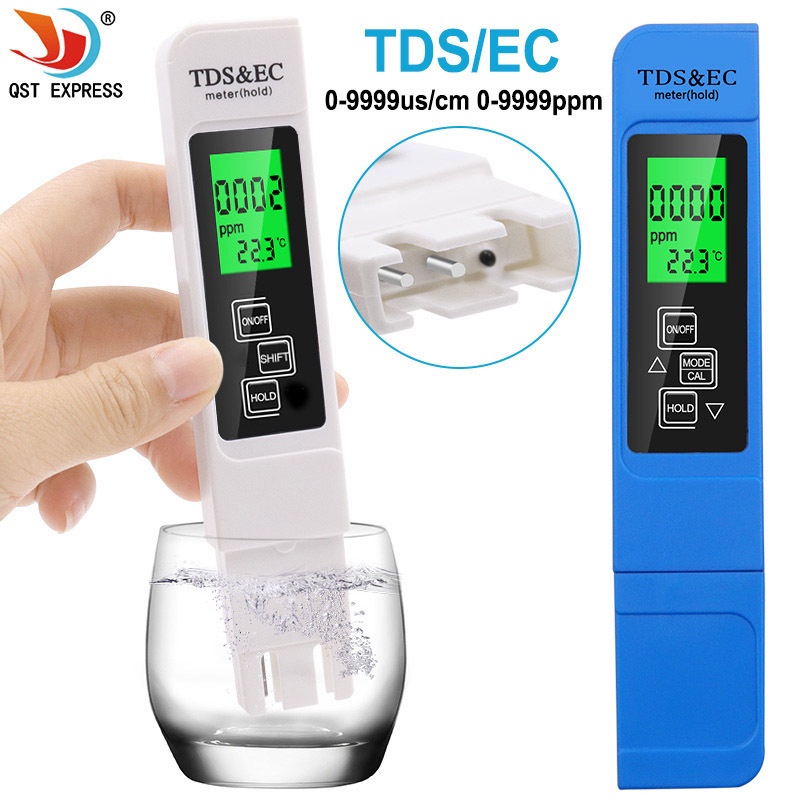 TDS水質檢測筆 EC計電導率測試筆 攝氏華氏溫度三合一飲用水檢測元勝
