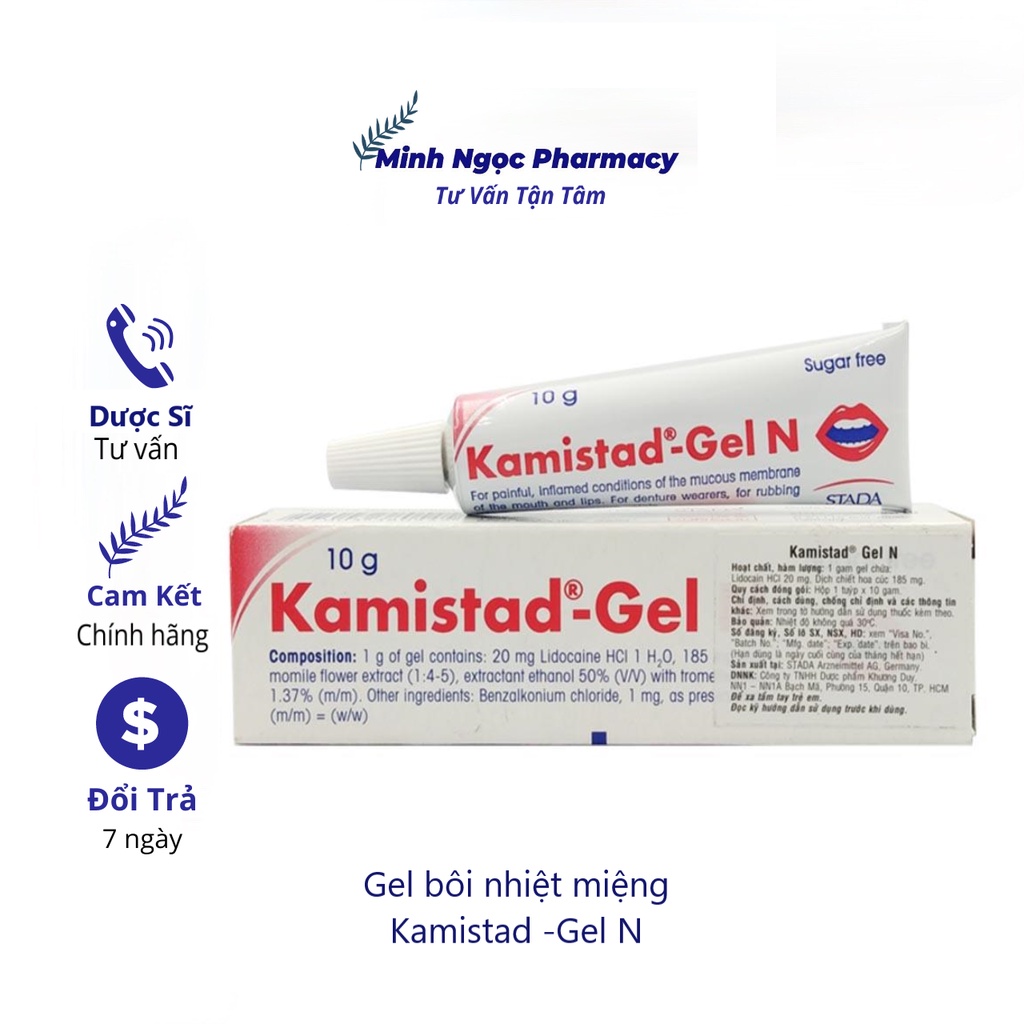 Kamistad Gel N Mouth Thermal Gel N,德國進口有助於減少牙齦炎和天氣乾裂的嘴唇