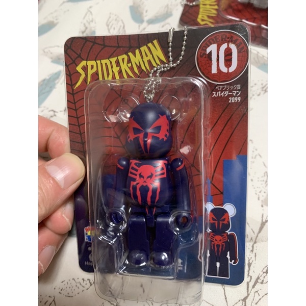 庫柏力克熊 Bearbrick 蜘蛛人 spiderman 漫威Marvel 一番賞 100% 鑰匙圈 10號