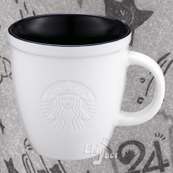 Starbucks 台灣星巴克 2022 24周年 24週年 白星難忘馬克杯 16oz 白女神LOGO Abbey