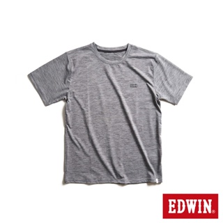 EDWIN 涼感系列 圓領短袖T恤(麻灰色)-男款