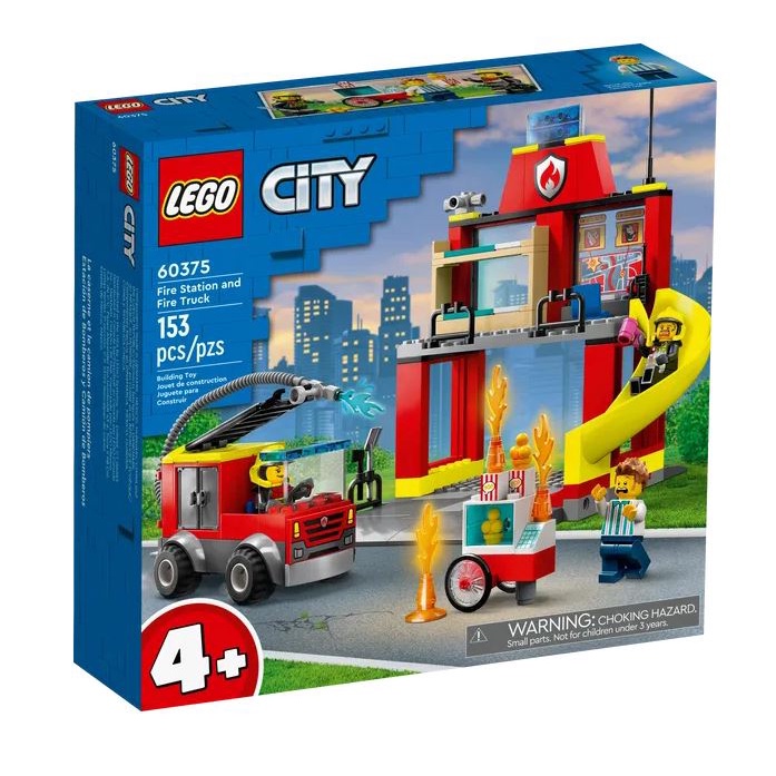 【台南樂高 益童趣】LEGO 60375 消防局和消防車 City 城市系列 生日禮物 送禮 正版樂高