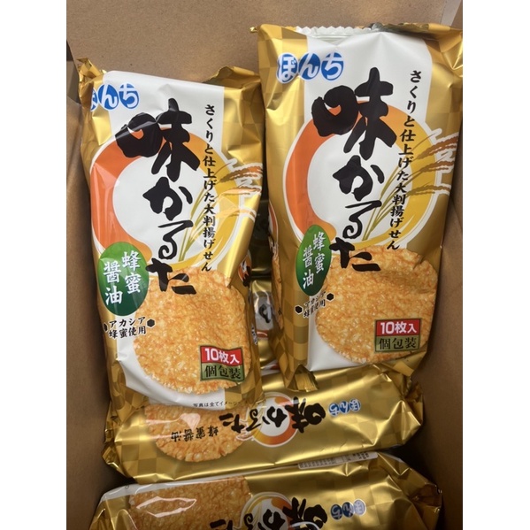 日本🇯🇵進口仙貝前三名  蜂蜜醬油味付仙貝10枚🌟
