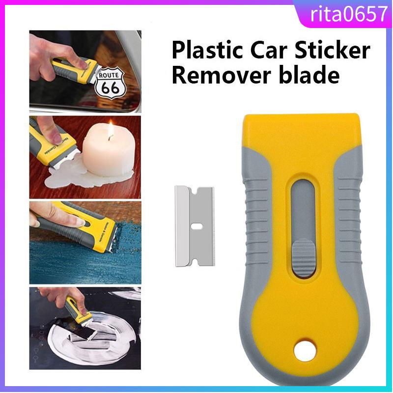 Glue Cleaner Scraper Car Window Glass Razor Scraper Car Stic