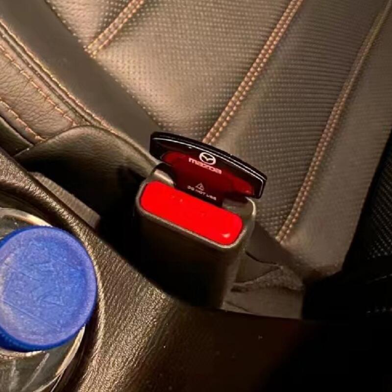 MAZDA 汽車安全帶插扣 馬2 馬3 馬6 CX3 MX5 馬自達車內裝飾 保險帶插銷 座椅插銷卡扣 消除警示音