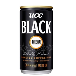 【UCC】 BLACK無糖咖啡185g (30入*3箱) 宅配
