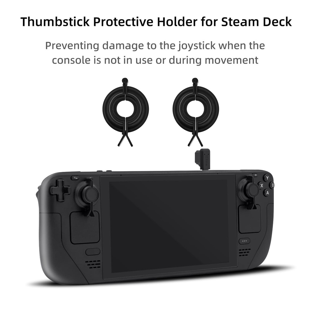 JYS Steam Deck搖杆保護套裝 帶背部支架 兼容 Nintendo Switch/Switch OLED主機