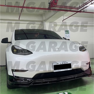 【M.GARAGE】TESLA Model Y YOFER 前下巴 側裙 後下巴 素材 實裝 改裝 套件
