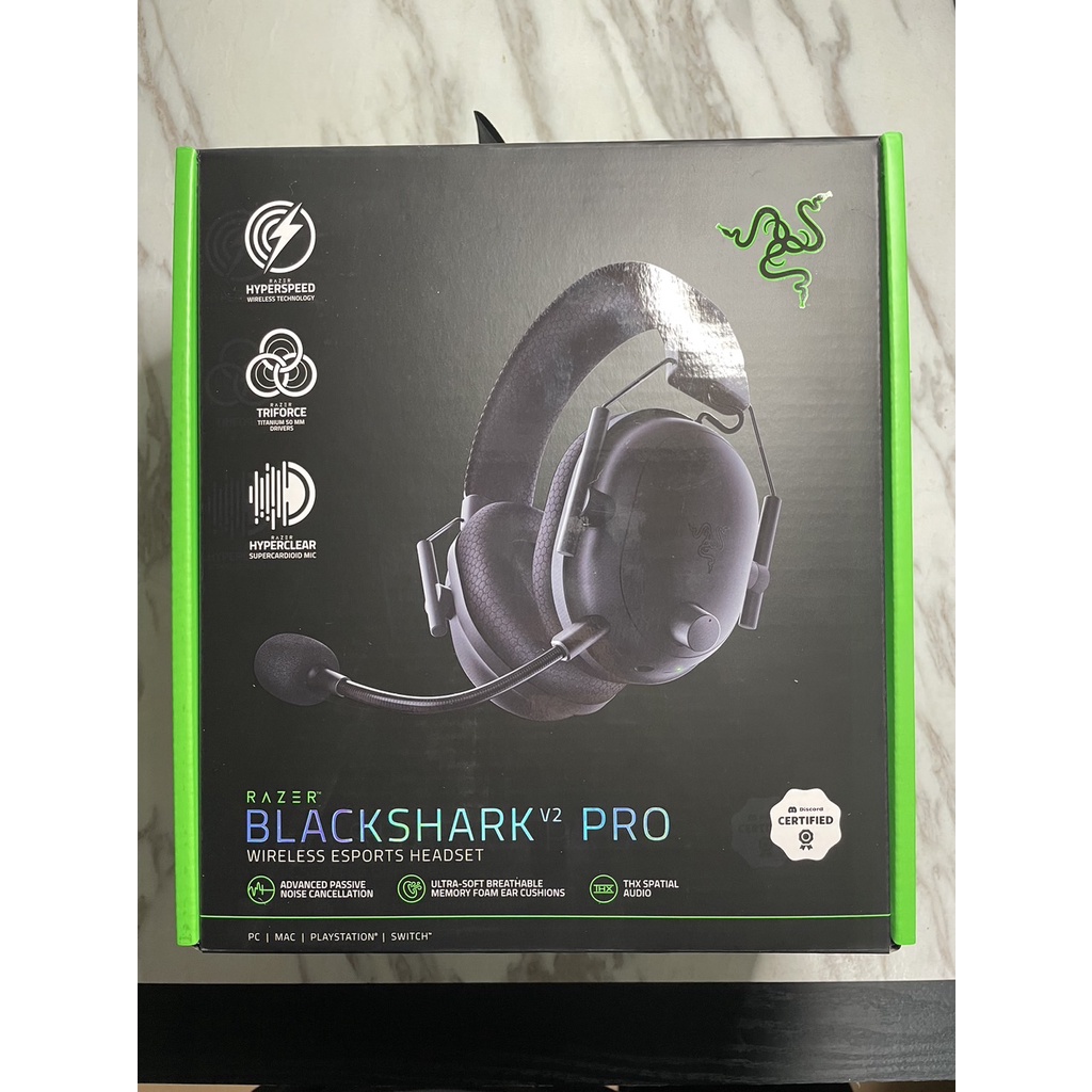 (尾牙中獎)Razer Blackshark V2 Pro 黑鯊 V2 Pro 無線耳機麥克風