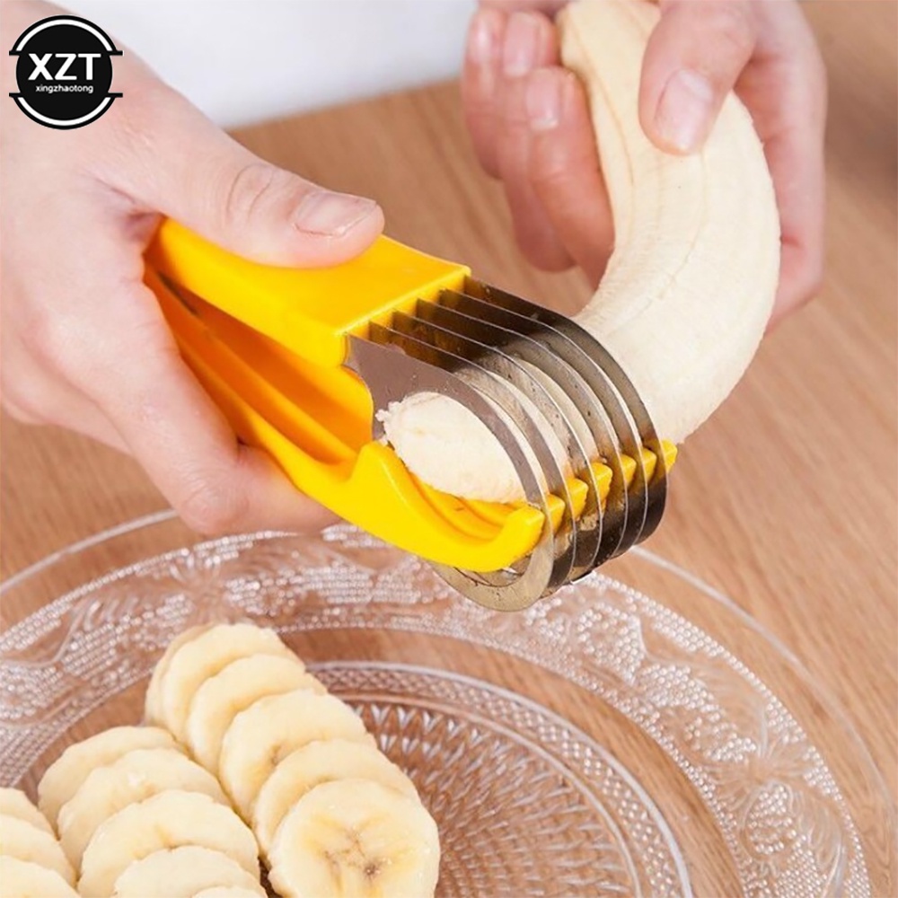 香蕉切片機不銹鋼香蕉切片機環保香蕉切片機香蕉切割神器廚房火腿香腸分割器