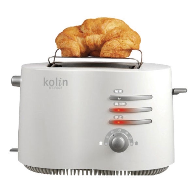 全新現貨 kolin 歌林 烤麵包機  KT-R307 麵包機 土司機 早餐 烤架 可頌 解凍