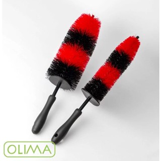 高雄門市 OLIMA 輪框清潔刷 清潔刷 清洗刷 洗車刷 輪拱 輪胎 輪框 清潔 汽車美容 卡鉗 輪胎刷 輪框刷 鋁圈刷