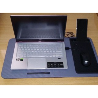 【LapDesk】碳纖維膜沙發軟墊膝上電腦桌 筆電桌 膝上桌 床邊電腦桌 懶人電腦桌 電腦桌