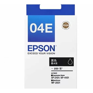 EPSON 墨水匣超值組 T04E 黑 X 3入+彩色組 X 1入 D130253