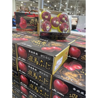 日本飛馬富士蘋果禮盒2公斤五到六入（低溫配送）#807007