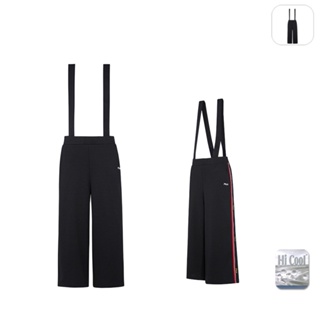 【FILA】女性 吸濕排汗 吊帶寬褲-黑色 5PNW-1720-BK