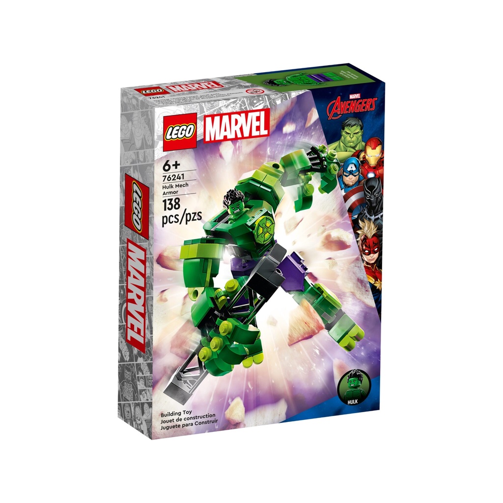 [高雄 飛米樂高積木] LEGO 76241 Marvel -綠巨人浩克裝甲
