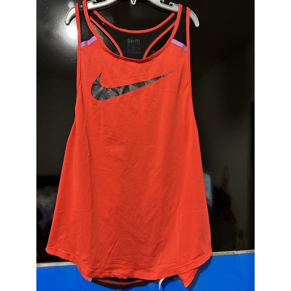 NIKE 耐吉 女生 紅色S號 運動背心 中古品