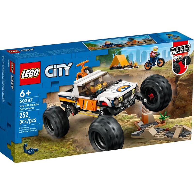 樂高 LEGO 60387 CITY系列 越野車冒險