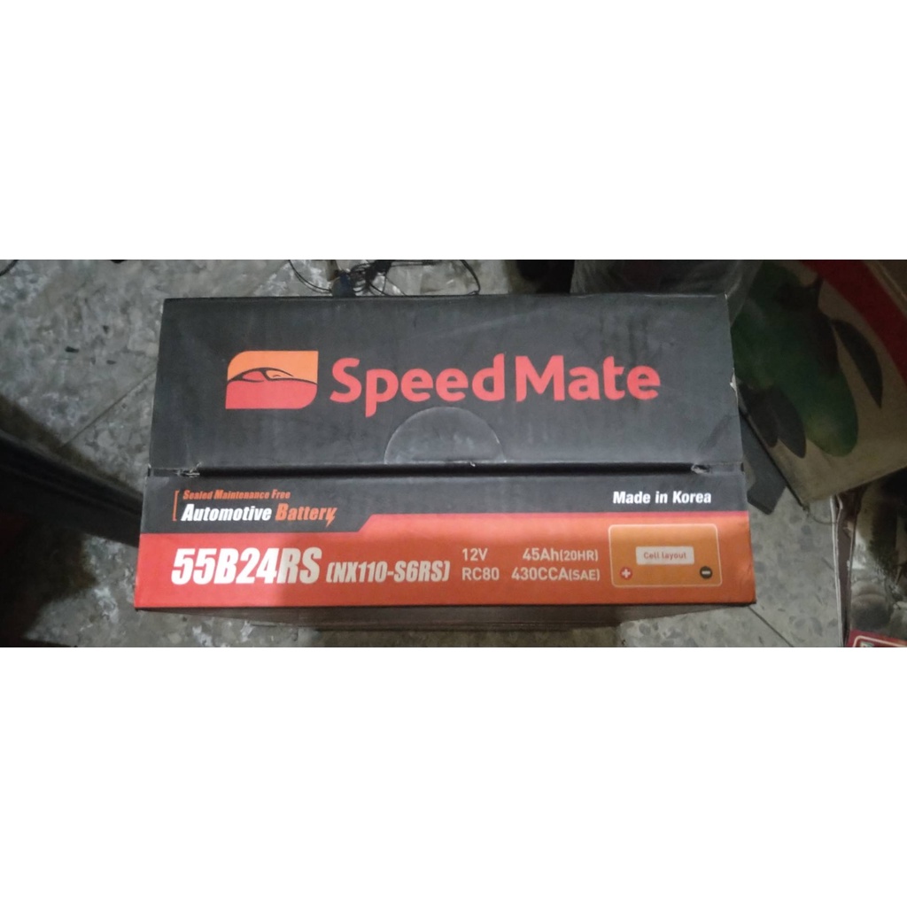 SPEED MATE 55B24RS電瓶可作雙電瓶係統用