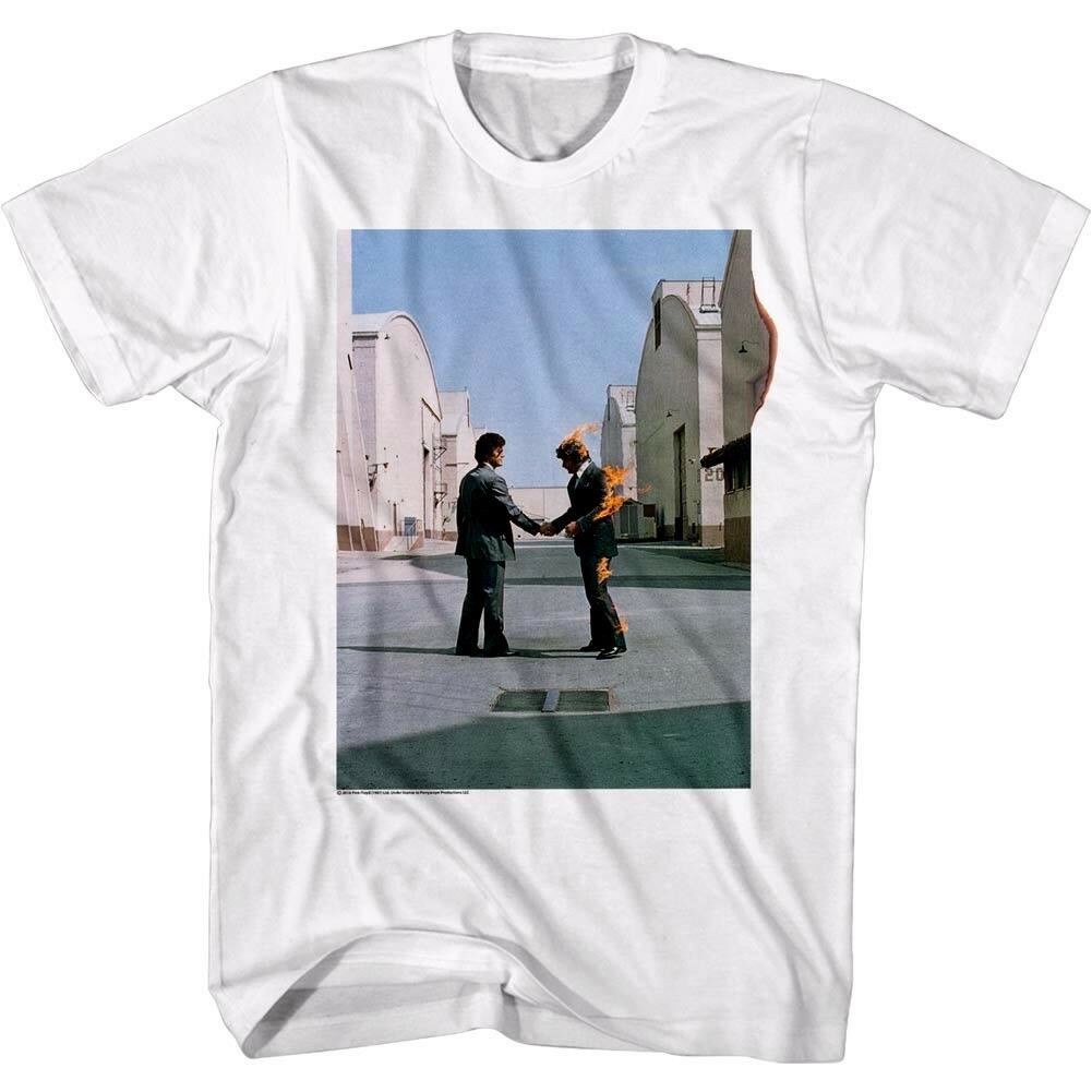 Hot 百搭經典 Pink Floyd Wish You Were Here 專輯封面 s hot s 白色男士 T 恤 #7