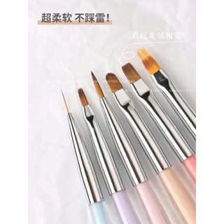 美甲佳人～馬卡龍凝膠筆 馬卡龍光療筆 凝膠功能筆 凝膠圓筆 凝膠平頭筆 花瓣光療筆 萬能光療筆 建構筆