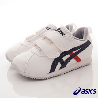 ASICS日本亞瑟士(零碼)經典小白休閒童鞋-1144A225-101白-17.5-21.5cm(中小童段)