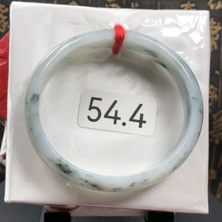 天然緬甸玉A貨 附臺灣證書 糯冰種寬版飄花貴妃17.3圍 翡翠 手鐲 玉鐲 翡翠手鐲 尋翠坊 翡翠A貨 131419T