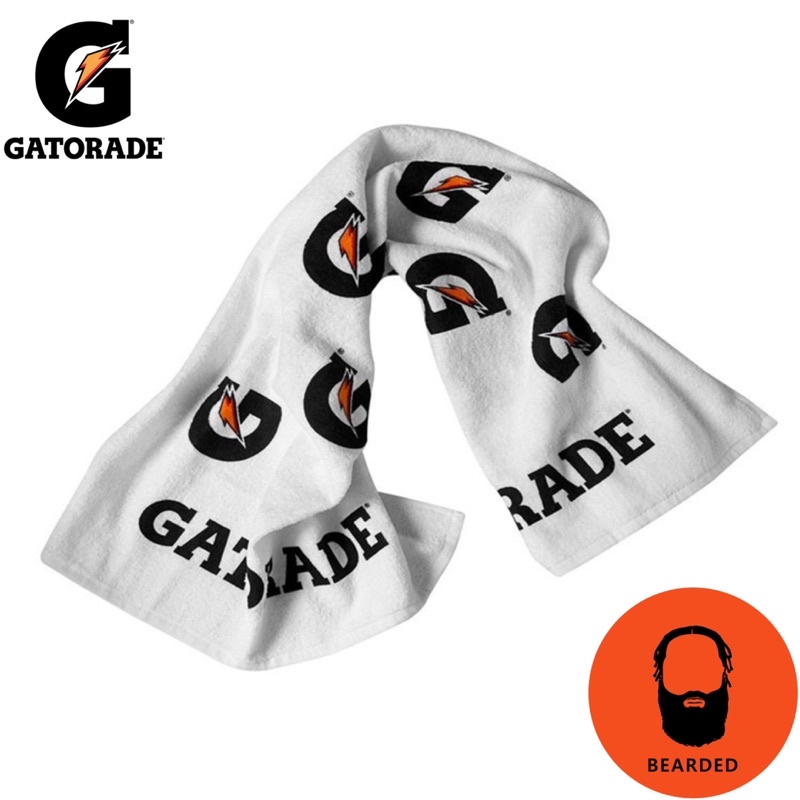 【 🇺🇸大鬍子美國襪子選品 】GATORADE - SIDELINE TOWEL經典品牌印花設計系列邊線運動大毛巾