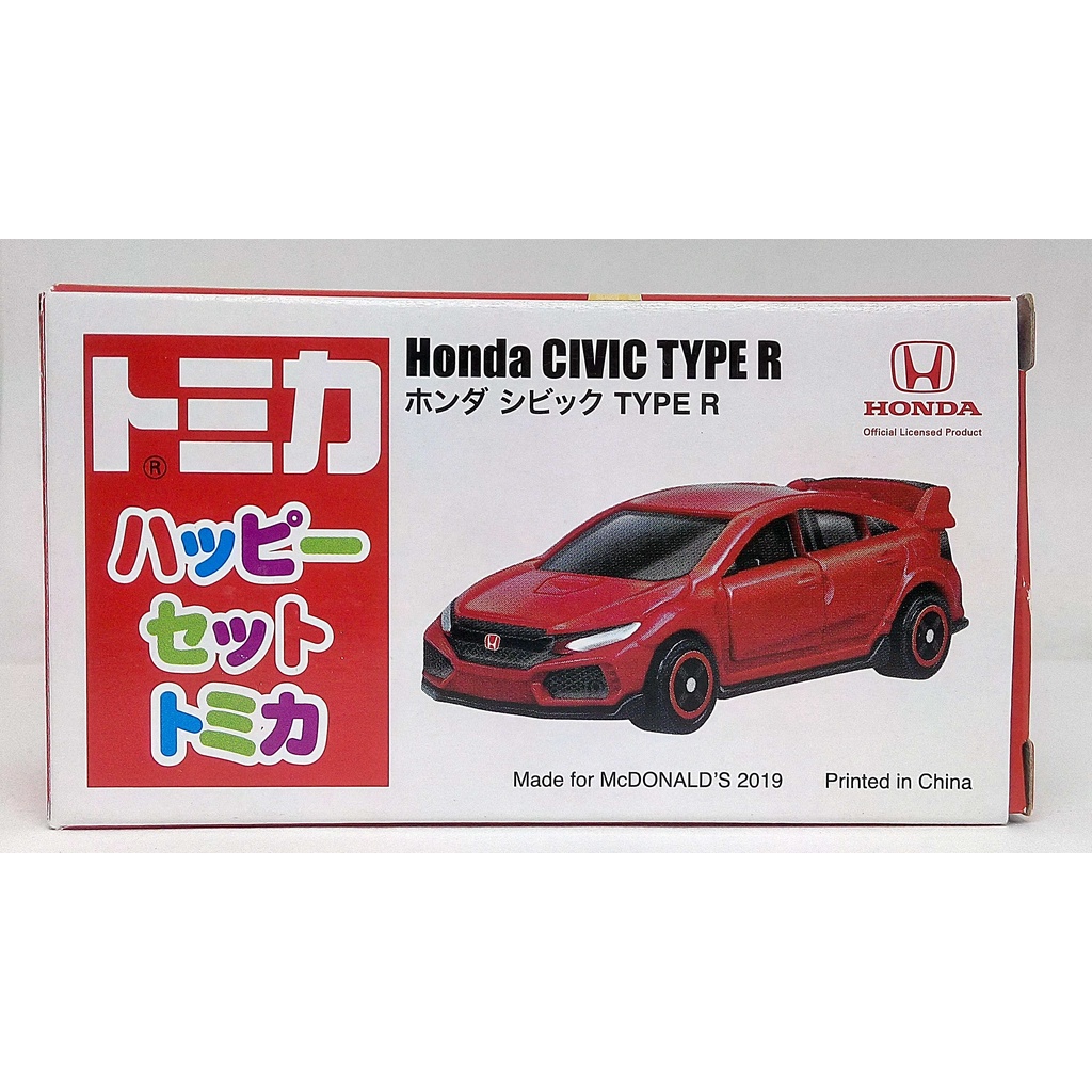 TOMY TOMICA 日本限定 麥當勞 2019 本田 HONDA CIVIC TYPE R