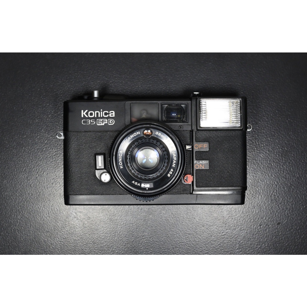 【經典古物】經典相機 KONICA C35 EFD 傻瓜相機 柯尼卡 估焦底片相機 輕便旁軸 隨身口袋機