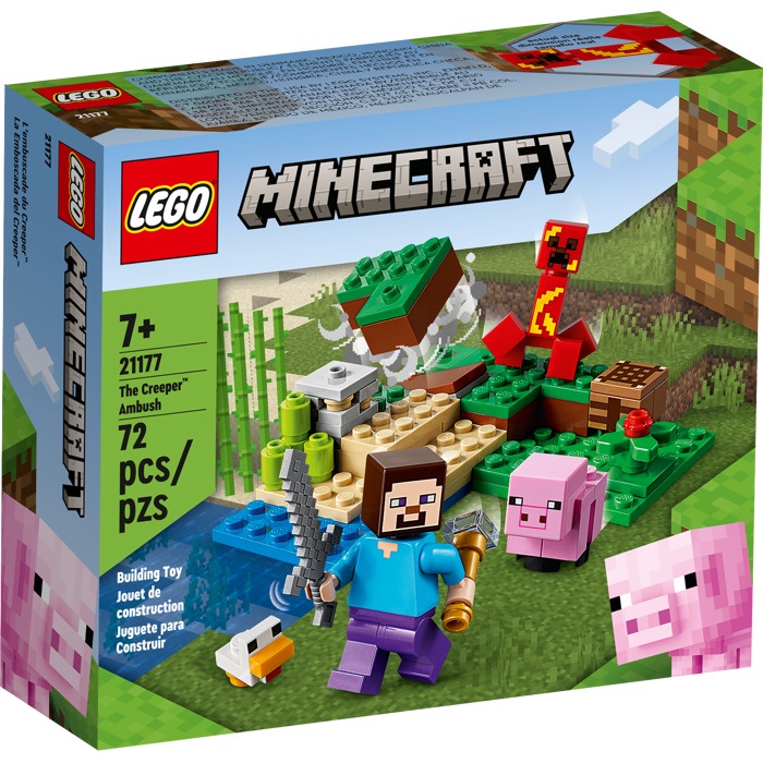 【台灣樂高】麥塊 Minecraft系列 21177 LEGO The Creeper™ Ambush