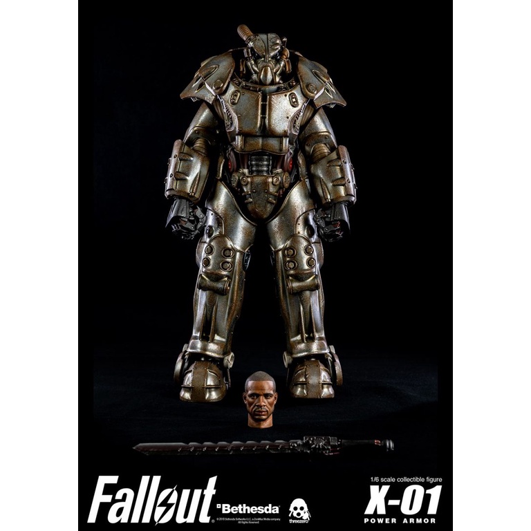 Threezero 3A 異塵餘生 Fallout  X-01 動力裝甲 1號實驗模型 power armor