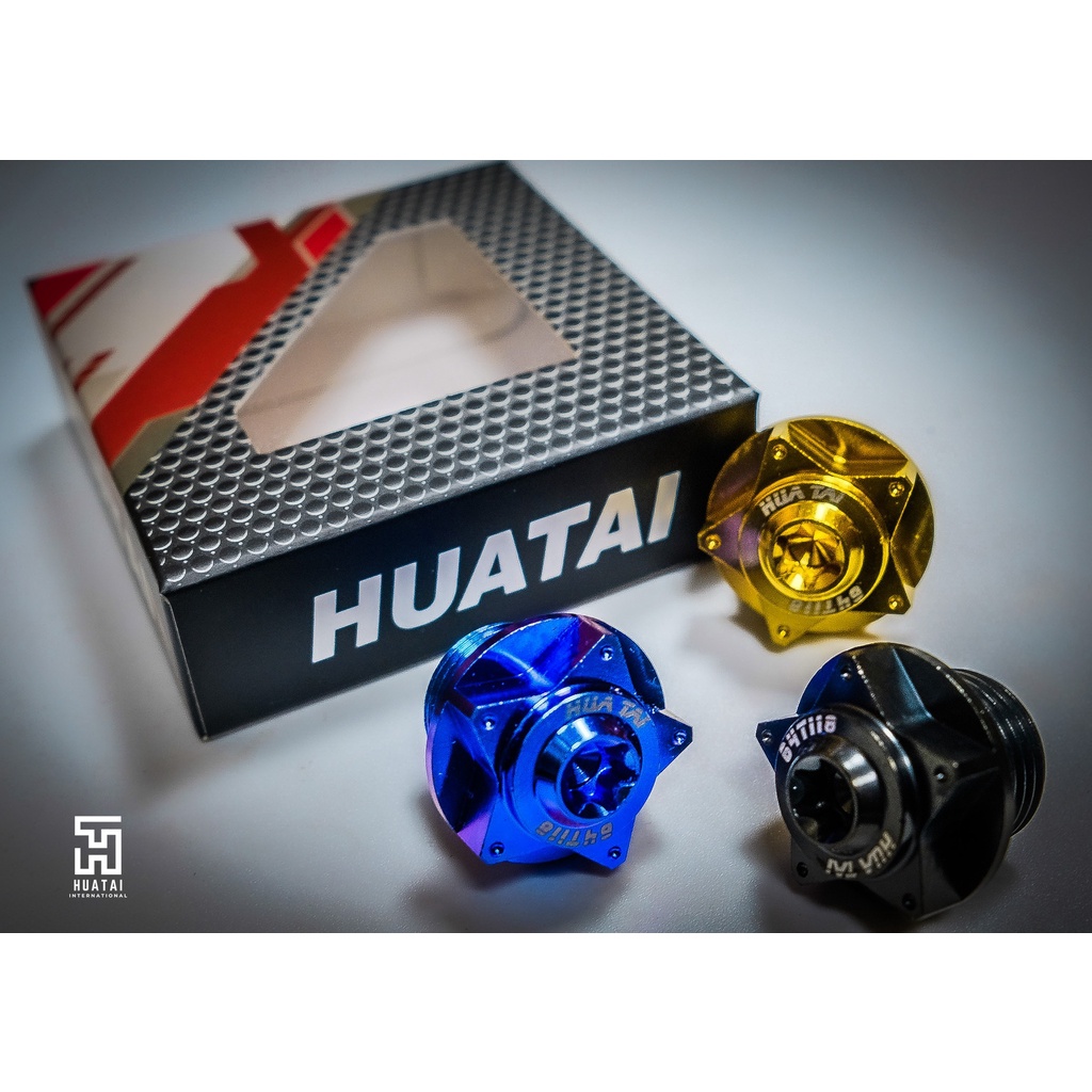 HuaTai 鈦合金國際 涵養 含氧感知器 含氧螺絲 頂級鍛造鈦合金螺絲 M18大孔 M12小孔 光陽 山葉 三陽