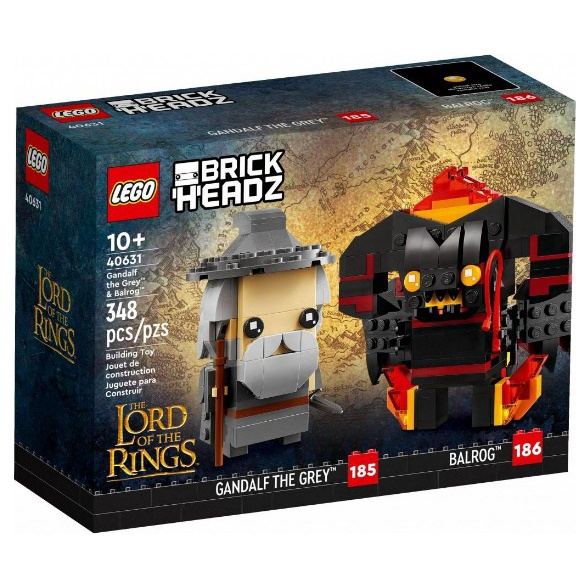 樂高 LEGO 40631 魔戒 甘道夫與炎魔 大頭系列 brickheadz