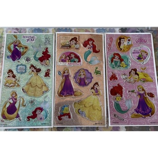 Disney Princess 迪士尼系列公主貼紙三款選擇
