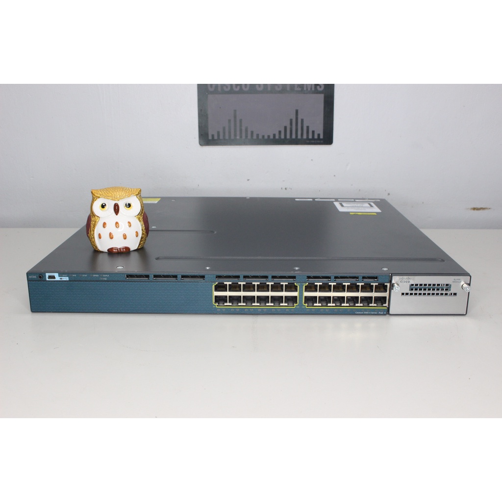 Cisco WS-C3560X-24P-L -S  PoE 24Port Gigabit PoE Switch