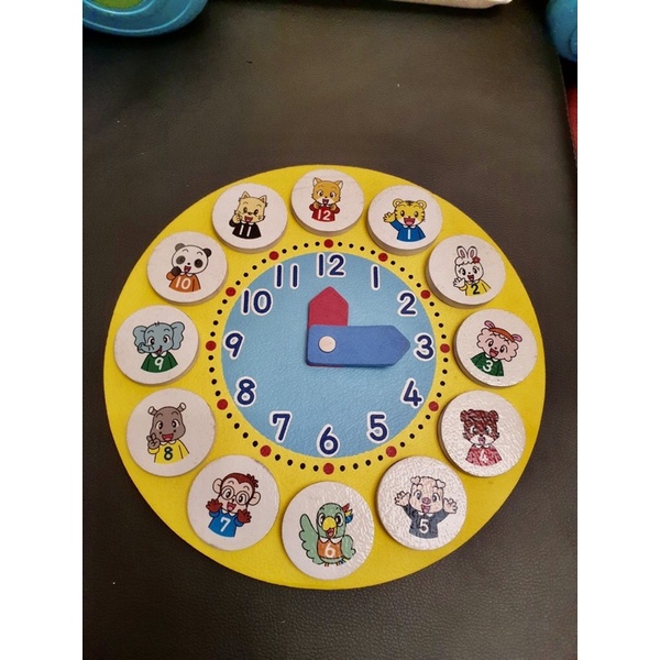 兒童巧虎拼圖🧩時鐘組（益智玩具）非真實時鐘