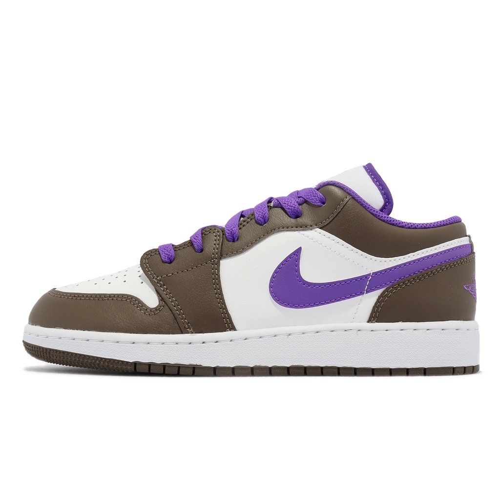 Nike Air Jordan 1 Low GS 摩卡紫 1代 低筒 女鞋 大童鞋 ACS 553560-215