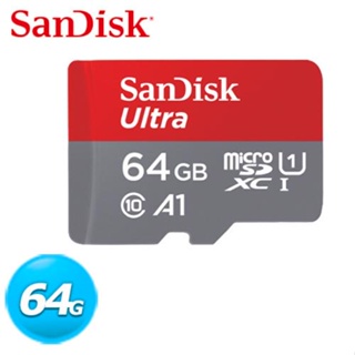 (現貨)SanDisk晟碟 Ultra microSDXC UHS-I A1 64GB/128GB/256GB記憶卡