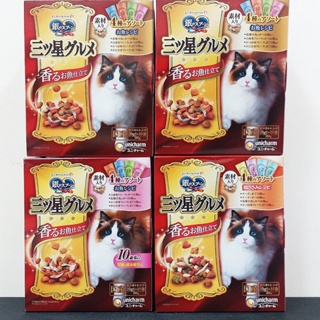 日本 Unicharm 銀湯匙餅乾 三星 饗宴 貓咪乾糧 貓餅乾 貓零嘴 貓零食 買30送一 現貨