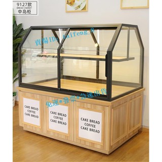殺價 煥新 客製 J甄選新款麵包店展示櫃中島櫃邊櫃模型櫃糕點心櫃蛋糕擺放置物架貨櫃臺