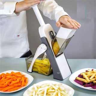 多功能切菜器切碎神器套裝8種厚薄度/快速切換土豆蔬菜水果切絲機切片機切絲機家用廚房刨絲器工具