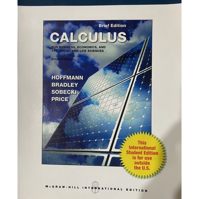 calculus for business 11e 微積分 11版